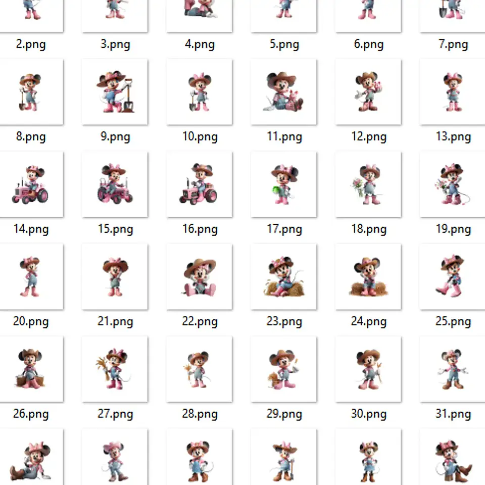 Kit Digital Fazendinha da Minnie Rosa - Mi Kits 2