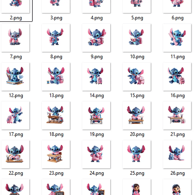 Kit Digital Lilo & Stitch em Volta ás Aulas - Mi Kits 2