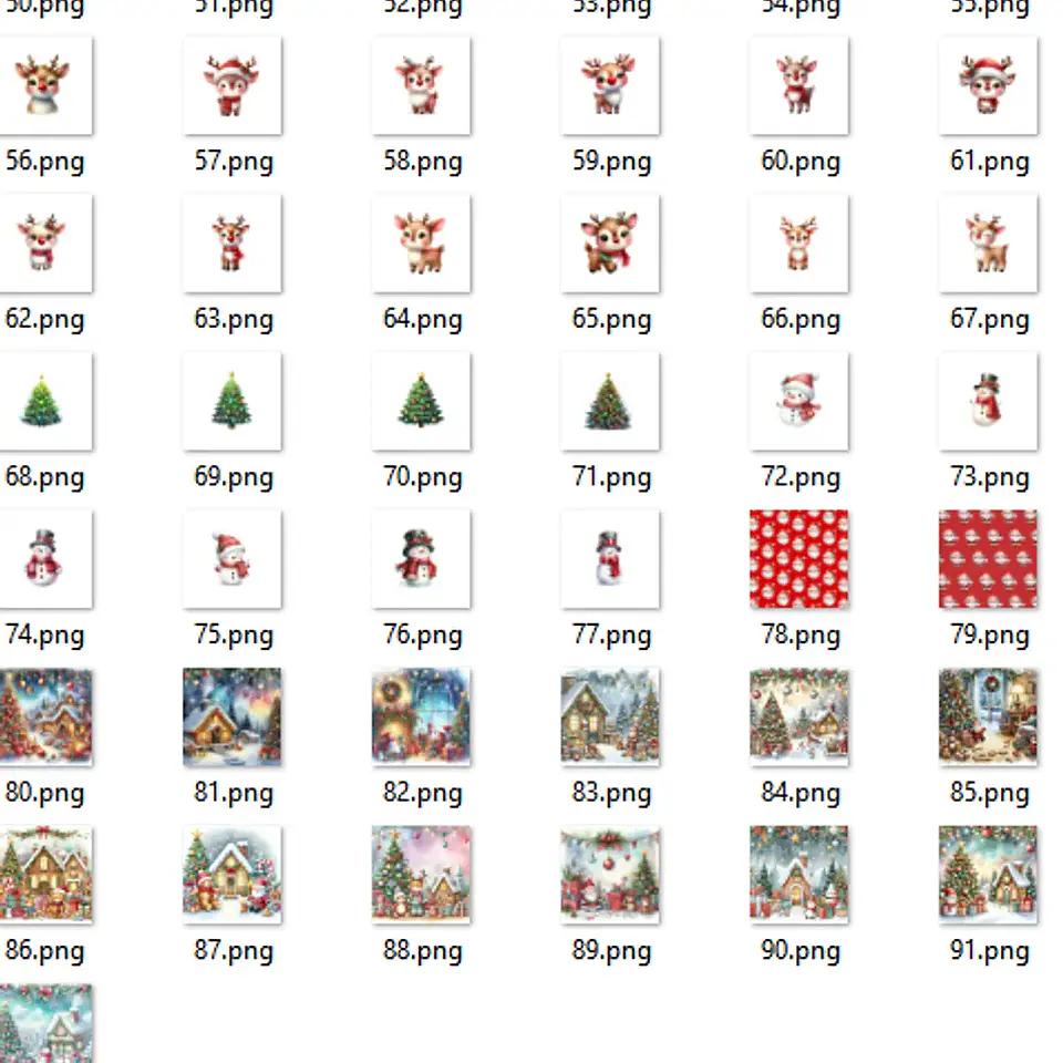 Kit Digital Natal Aquarela - Mi Kits 3