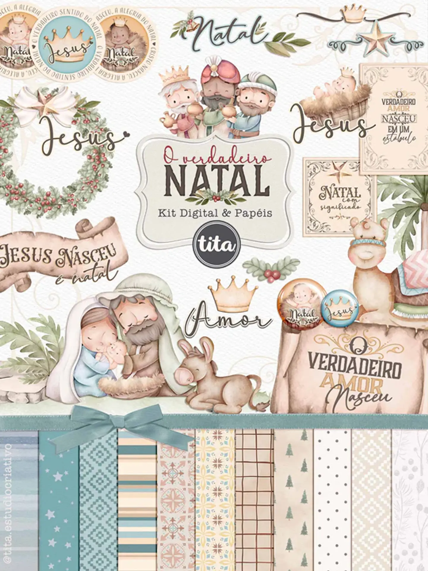 KIT DIGITAL O VERDADEIRO NATAL - TITA 1