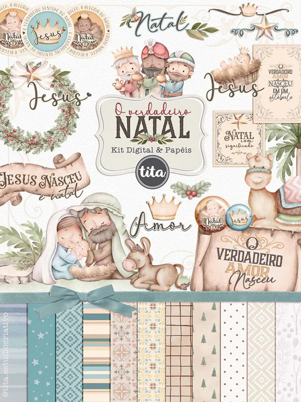 KIT DIGITAL O VERDADEIRO NATAL - TITA 1