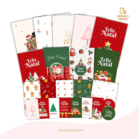 Arquivo Natal Tags e Cards - Sara