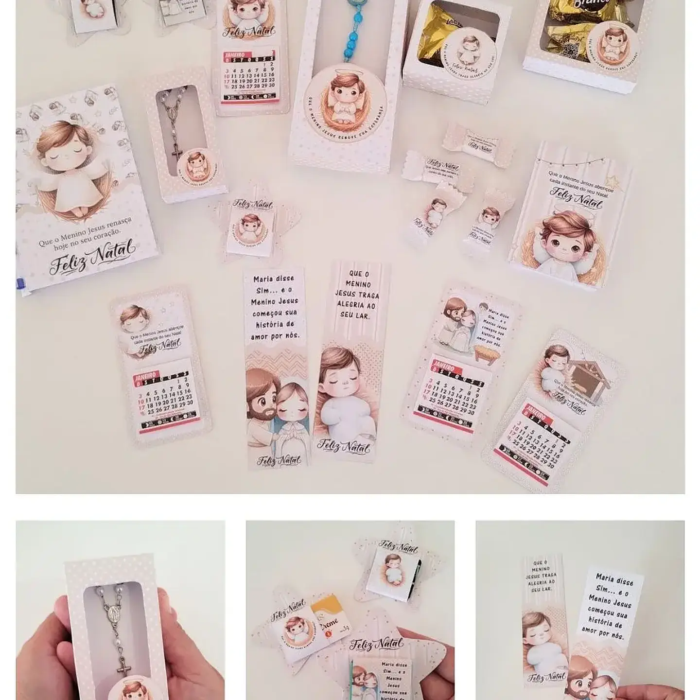 Kit Digital Natal Cristão Menino Jesus - Abelhinha 1