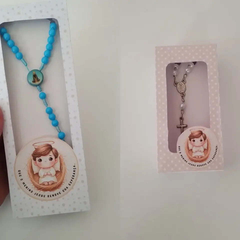 Kit Digital Natal Cristão Caixa Terço - Abelhinha 1