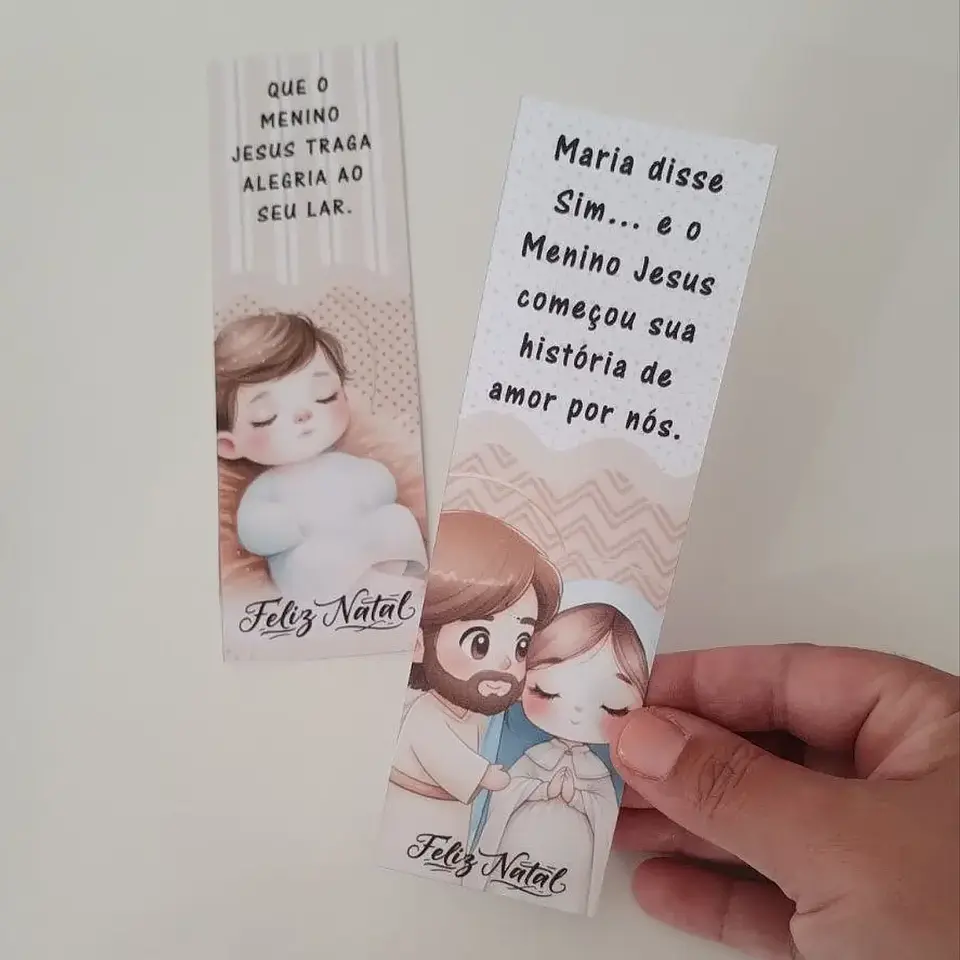 Kit Digital Natal Cristão Marca Página - Abelhinha 1