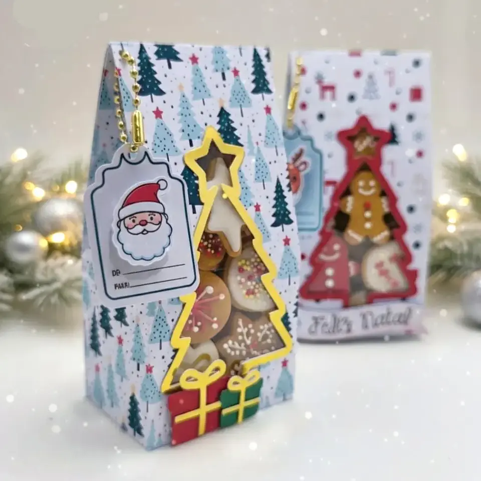 Arquivo Natal Caixa Visor Pequena - Criar BV 1