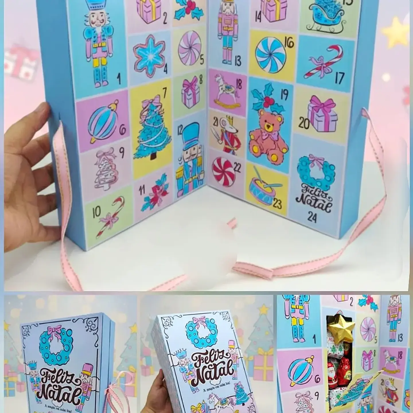 Arquivo Natal Calendário Advento Doces Candy - Criar BV 1