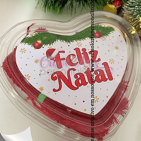 Arquivo Natal Adesivo Coração - Crisolart 2