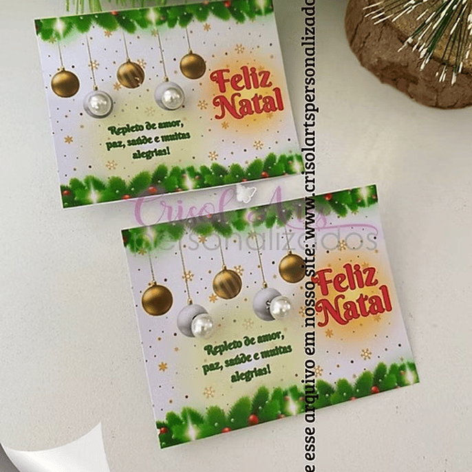 Arquivo Natal Card Brinco Natal - Crisolart 1