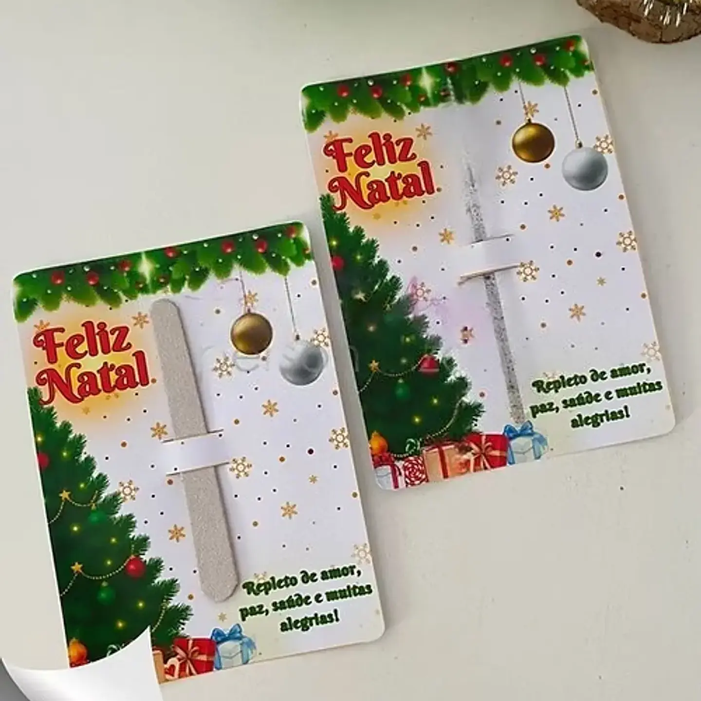 Arquivo Natal Card Mini Lixa ou Escovinha - Crisolart 1