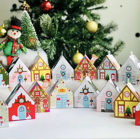 Arquivo Natal Casinhas Calendário do Advento - Mércia Alves