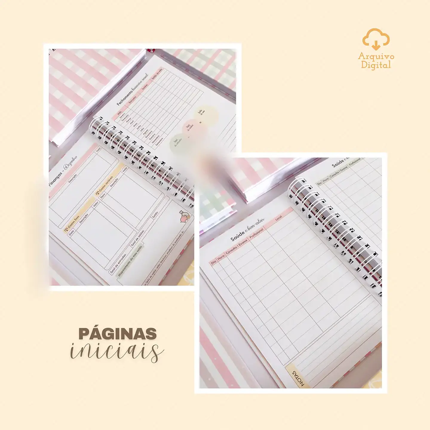 Arquivo Combo Agendas Fofas Datadas e Não Datadas - Sara 16