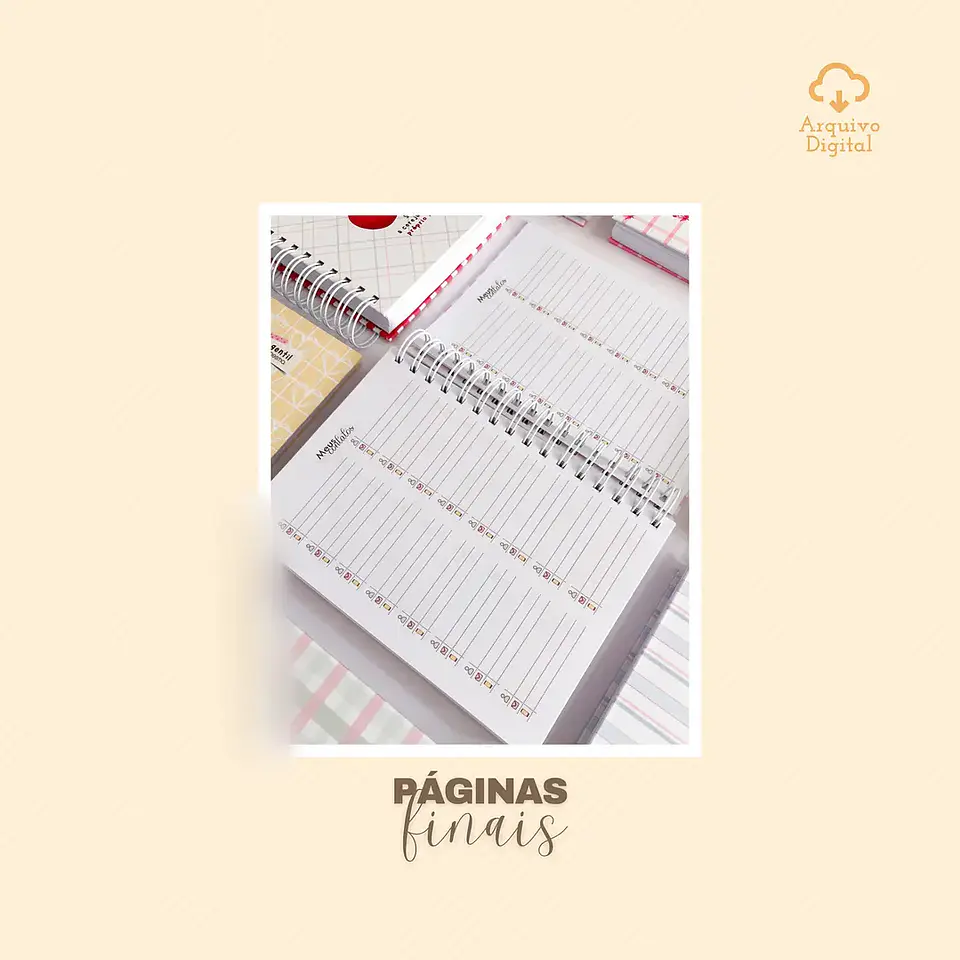 Arquivo Combo Agendas Fofas Datadas e Não Datadas - Sara 30