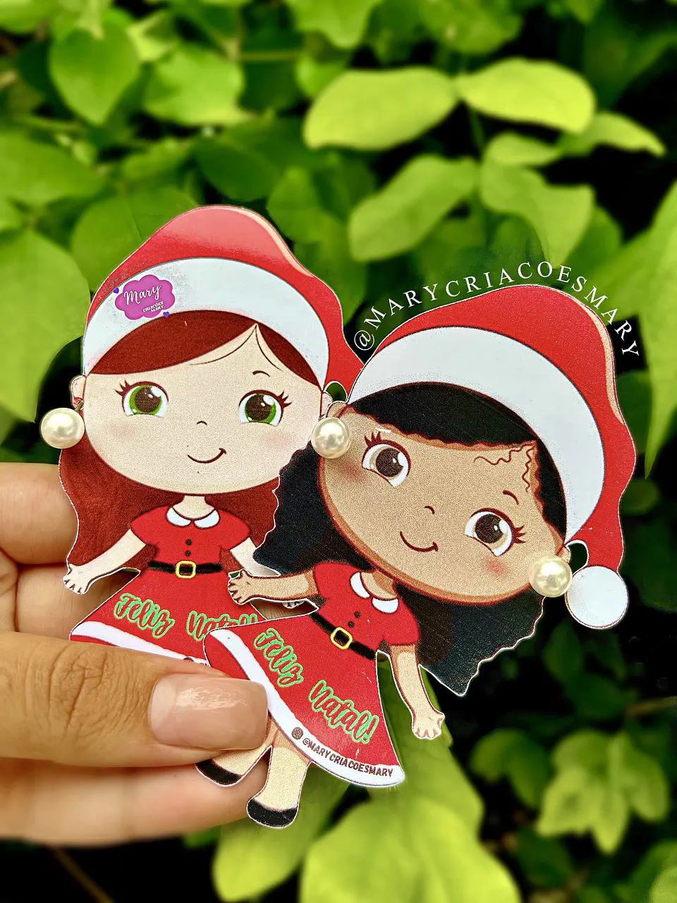 Arquivo Natal Tag Brinco Menininhas - Mary Criações 1