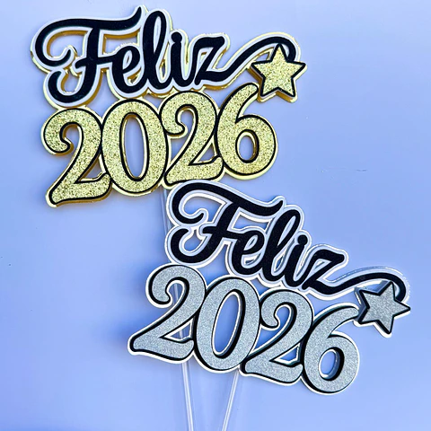 Arquivo Topo de Bolo Feliz 2026 - CRIARTES