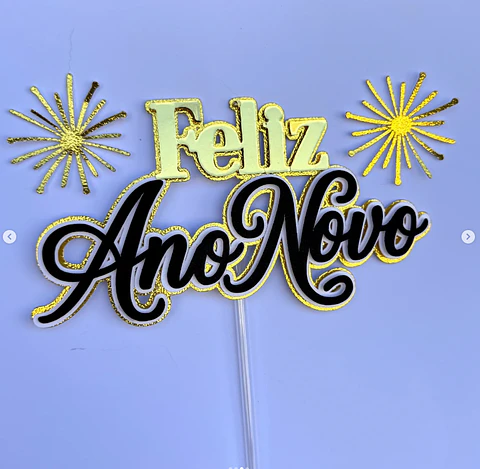 Arquivo Topo de Bolo Feliz Ano Novo - CRIARTES
