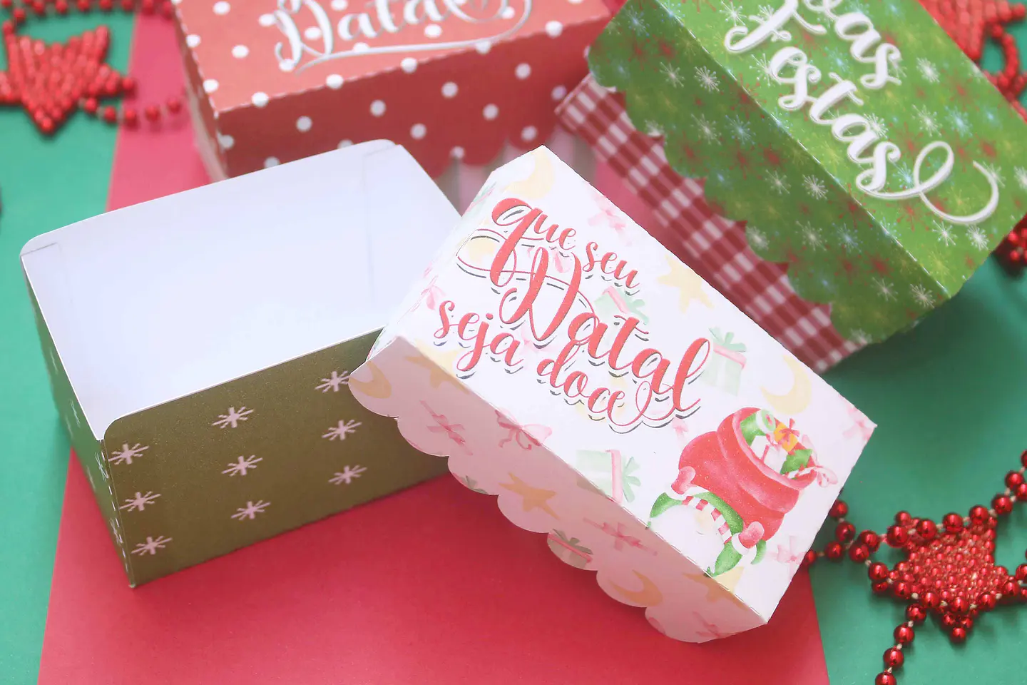 Arquivo Natal Caixinha 2 Doces  1