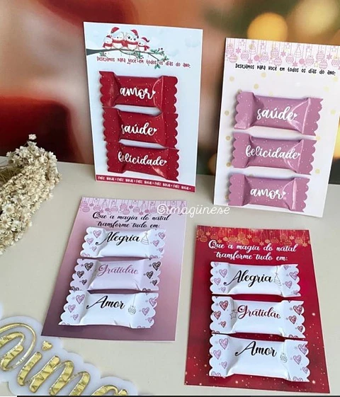 Arqivo Natal Card 3 Balinhas - IMAGINE-SE