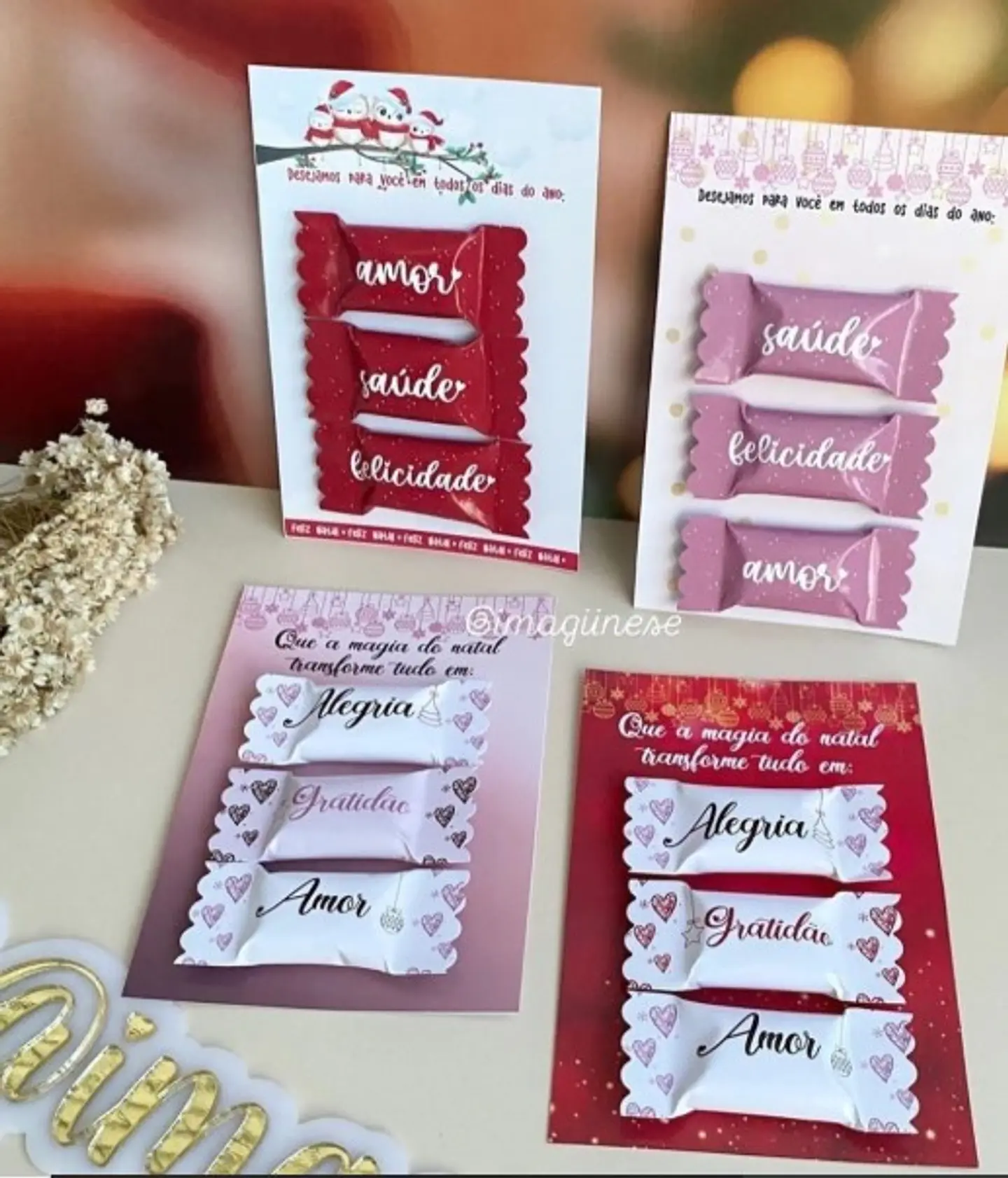 Arqivo Natal Card 3 Balinhas - IMAGINE-SE 1