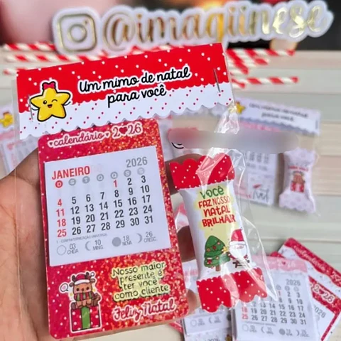 Arquivo Card Calendário e Balinha - IMAGINE-SE