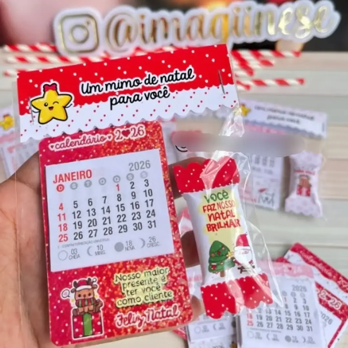 Arquivo Card Calendário e Balinha - IMAGINE-SE 1