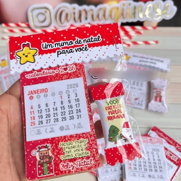 Arquivo Card Calendário e Balinha - IMAGINE-SE 1