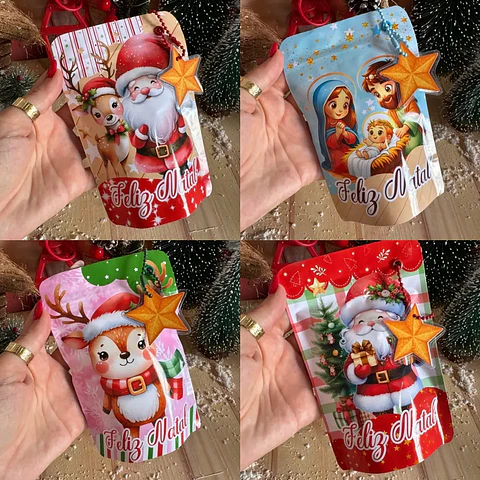 Arquivo Natal Adesivo para ZipLock - GB