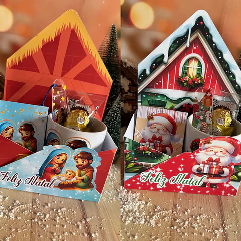 Arquivo Natal Caixa Envelope - GB