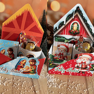 Arquivo Natal Caixa Envelope - GB