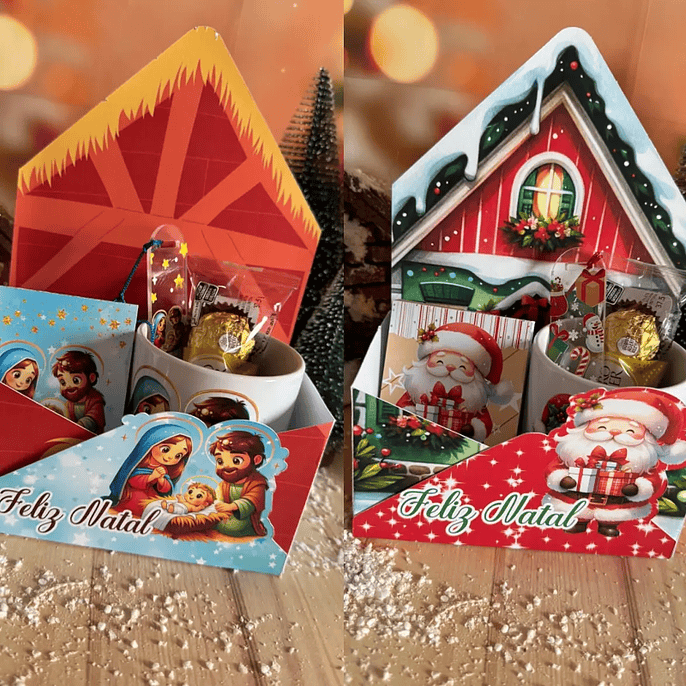 Arquivo Natal Caixa Envelope - GB 1