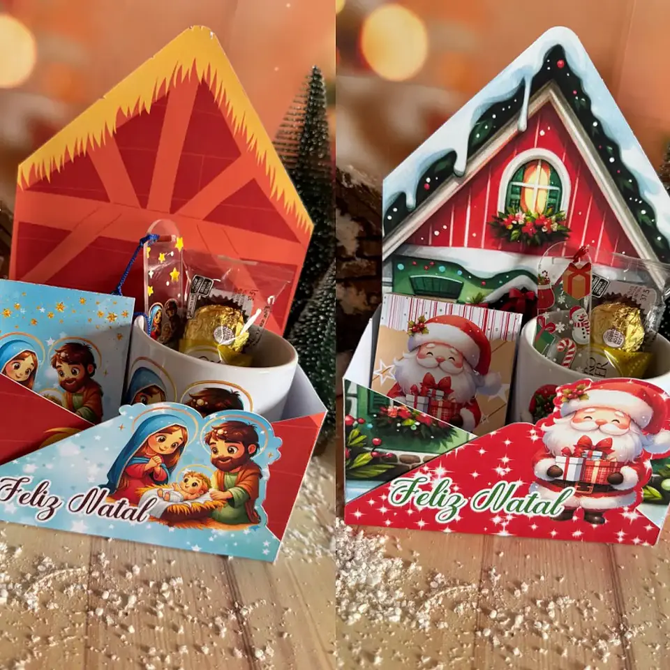 Arquivo Natal Caixa Envelope - GB 1