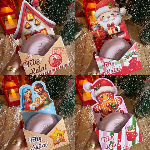 Arquivo Natal Caixa Envelope Sabonete - GB