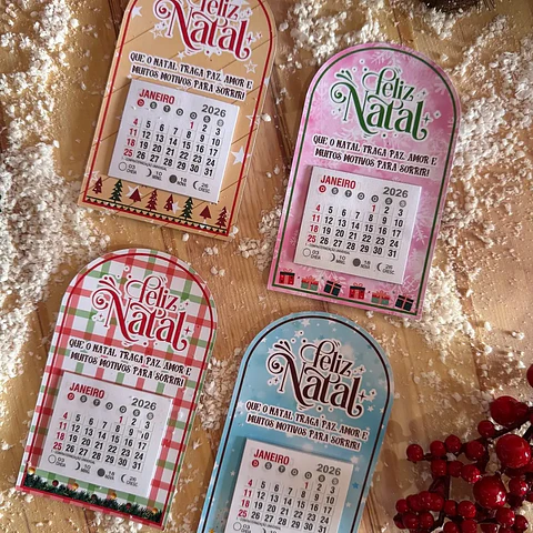 Arquivo Natal Card Calendário - GB