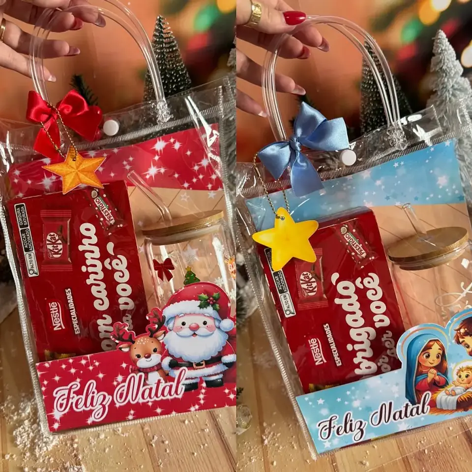 Arquivo Natal Tags Sacola Plástica 20x30 - GB 1