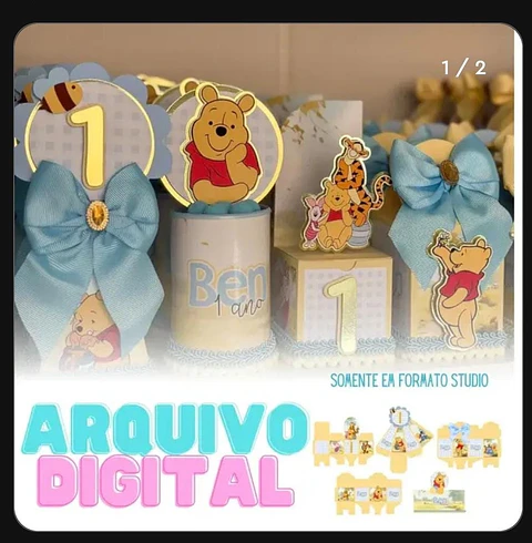 Arquivo de Corte Ursinho Pooh - Festas Infinitepay