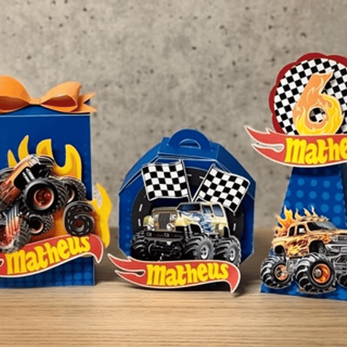 Arquivo de Corte Monster Truck  - Natália Moura 1
