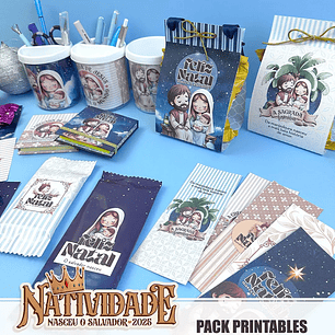 Arquivo Natal Natividade Pack Printables - Tita