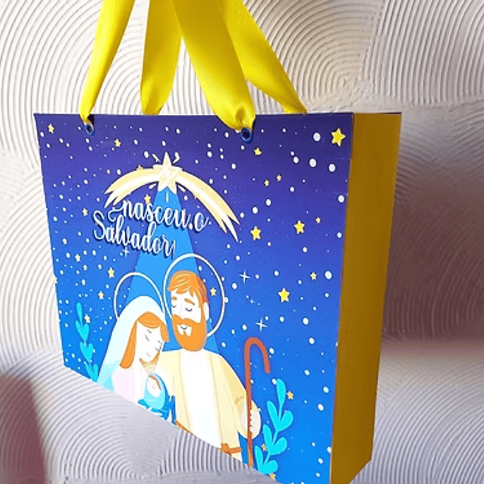 Arquivo Natal Cristão Sacola Nasceu o Salvador - Dhama 1