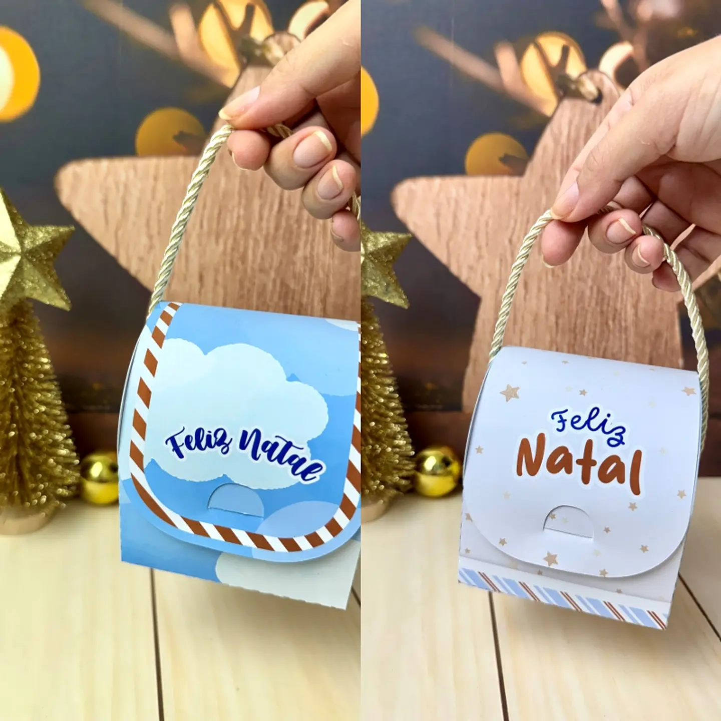 Arquivo Natal Caixa para Bola Acrílica - Madi 1