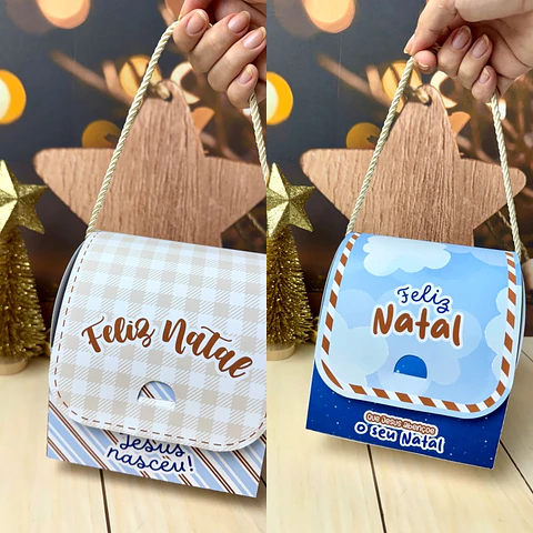 Arquivo Natal Caixa para Panetone Grande - Madi