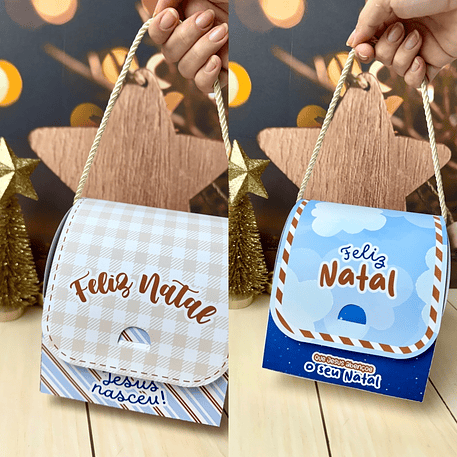 Arquivo Natal Caixa para Panetone Grande - Madi 1