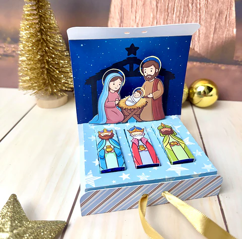 Arquivo Natal Caixinha 3 Reais Magos - Madi