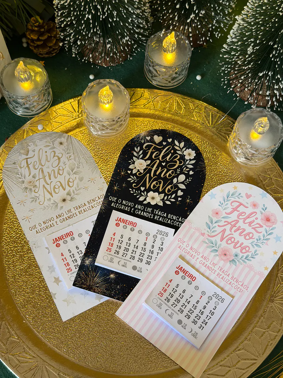 Arquivo Card Calendário Ano Novo 2026 - Ilustracin 3