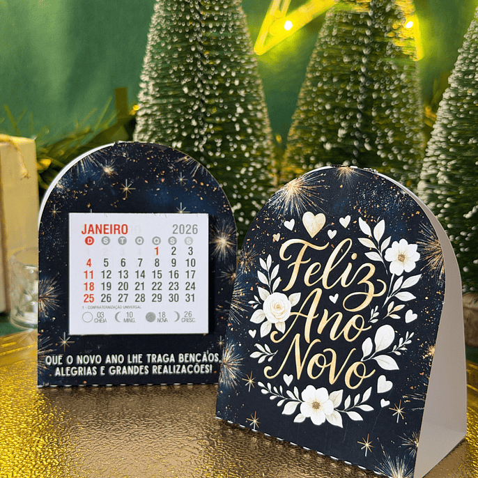 Arquivo Card Calendário Ano Novo 2026 - Ilustracin 4