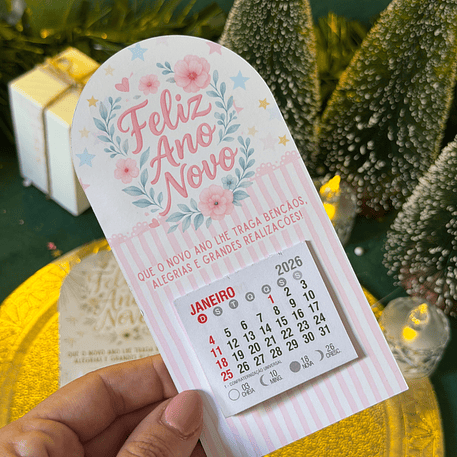 Arquivo Card Calendário Ano Novo 2026 - Ilustracin 11