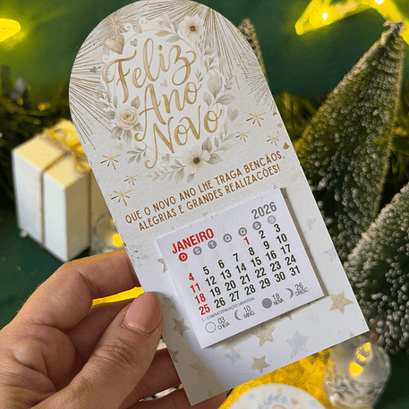 Arquivo Card Calendário Ano Novo 2026 - Ilustracin 13