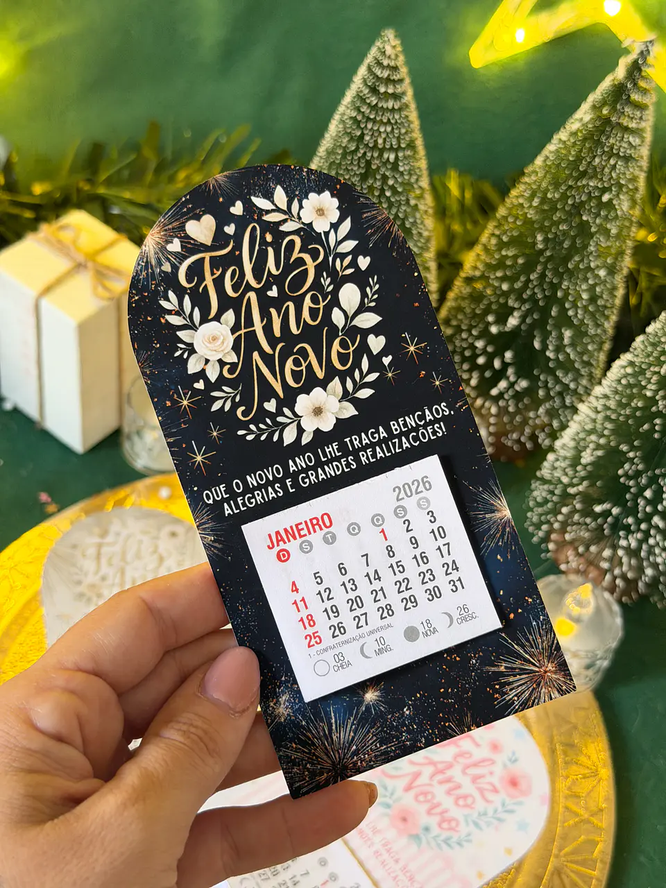 Arquivo Card Calendário Ano Novo 2026 - Ilustracin 14