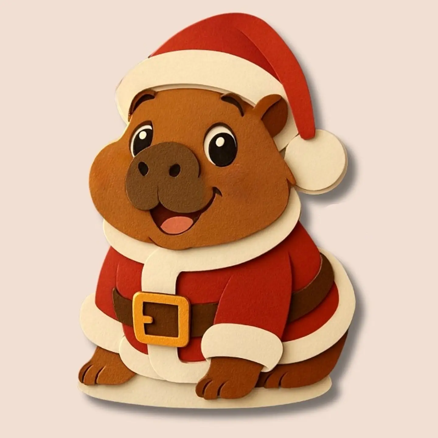 Arquivo Natal Topo de Bolo Capivara - Meu Cantinho Papelaria 1