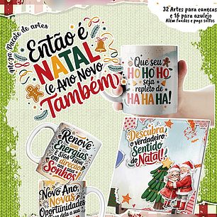 Arquivo Combo Canecas Natal e Ano Novo - Originale
