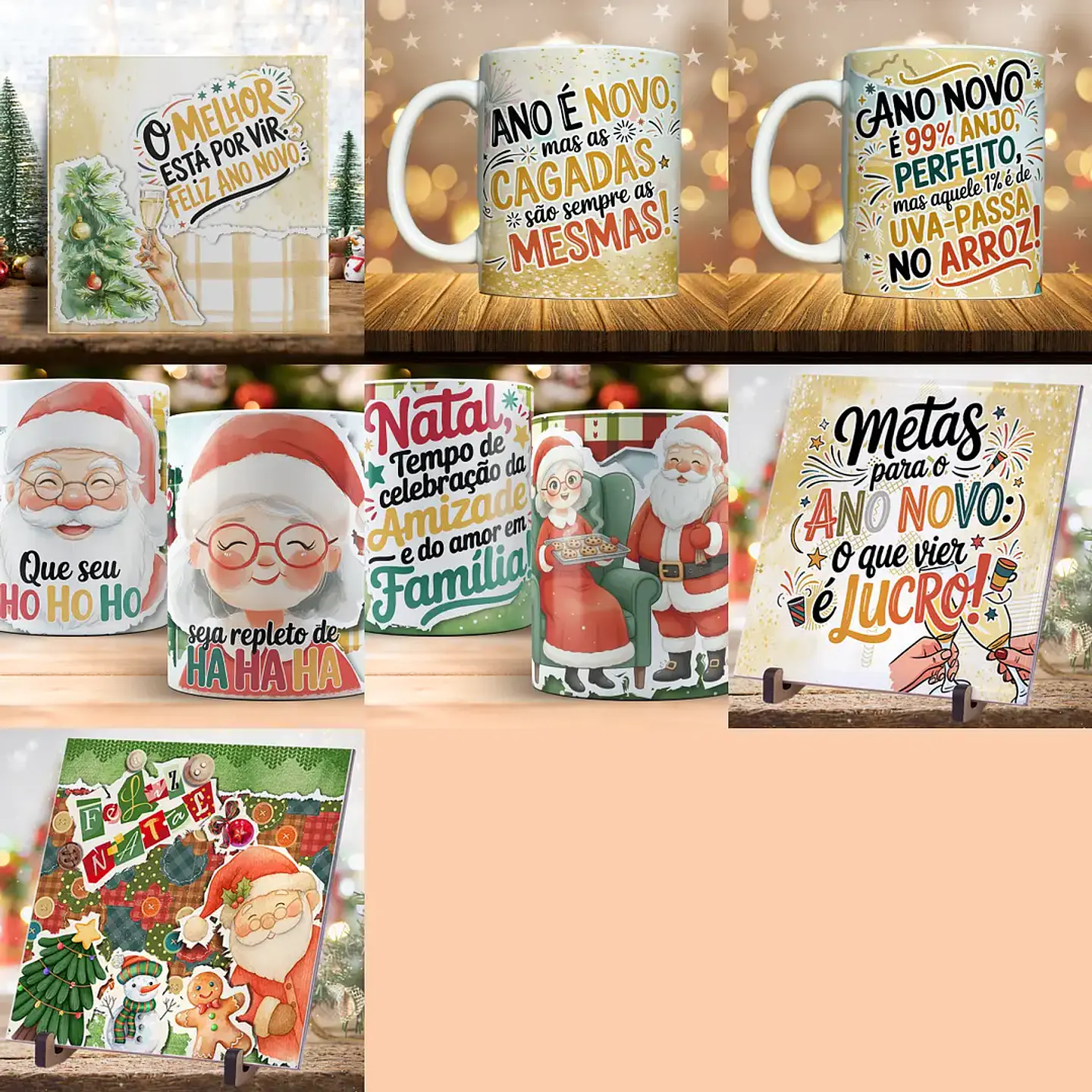 Arquivo Combo Canecas Natal e Ano Novo - Originale 2